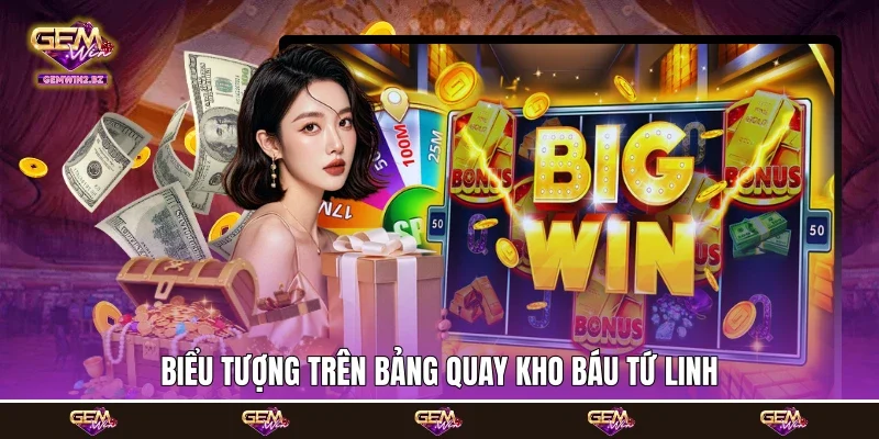 Biểu tượng trên bảng quay Kho Báu Tứ Linh