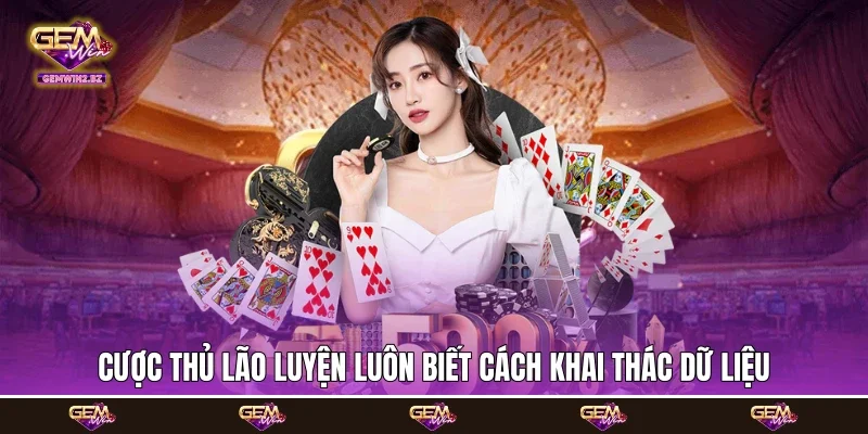 Cược thủ lão luyện luôn biết cách khai thác dữ liệu